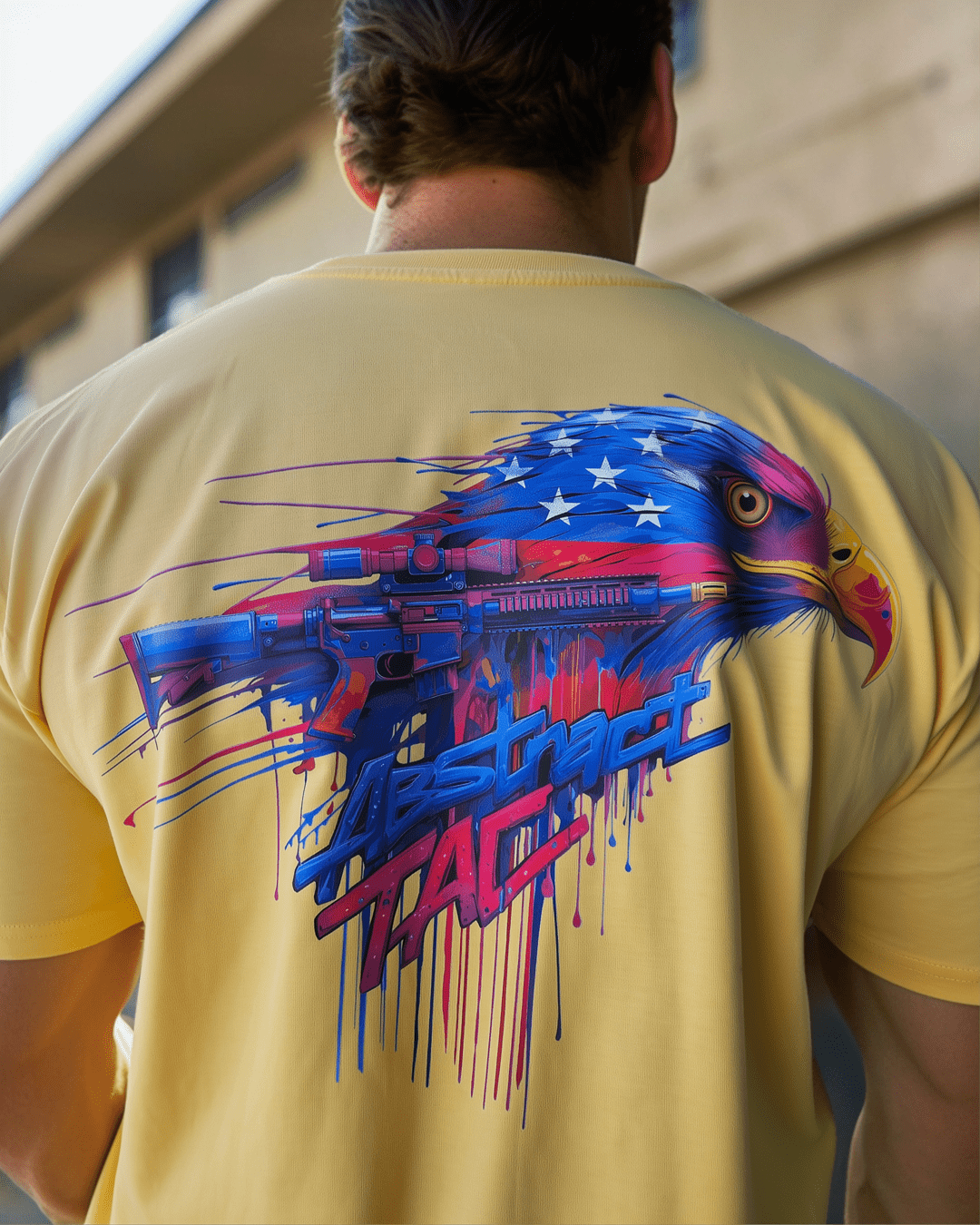 Ballistic Eagle Tee - Abstract Tac