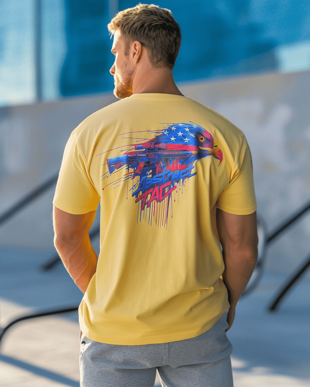 Ballistic Eagle Tee - Abstract Tac