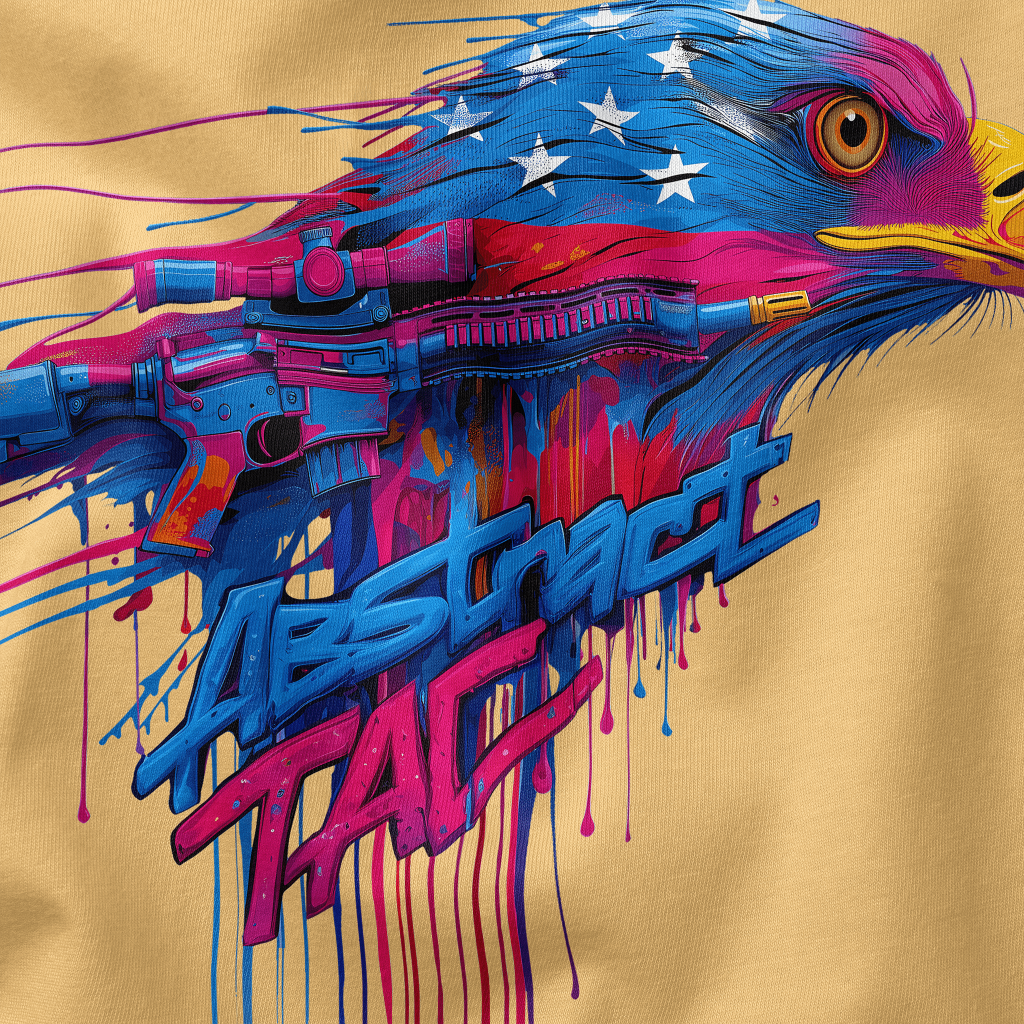 Ballistic Eagle Tee - Abstract Tac