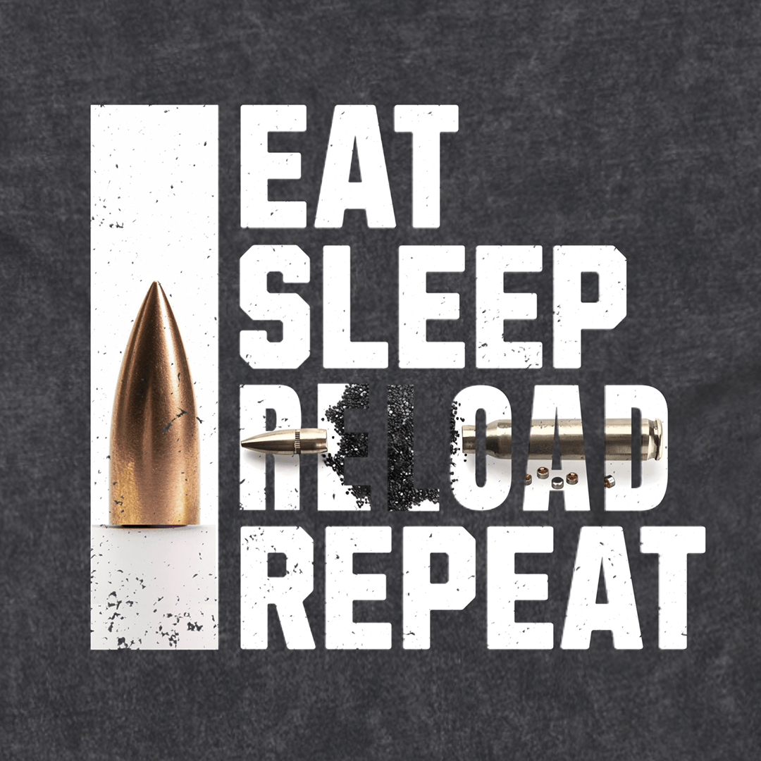 Eat Sleep Reload Repeat Tee - Abstract Tac
