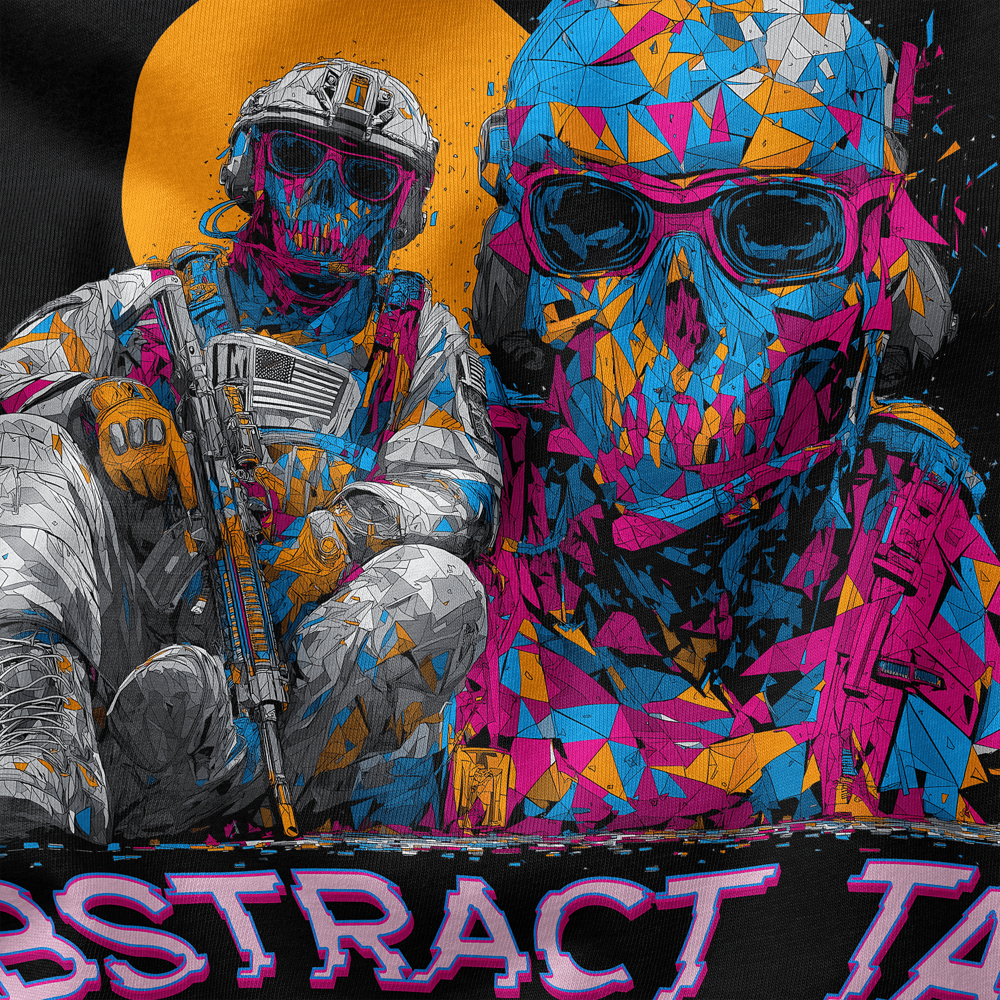Fractured Valor Tee - Abstract Tac