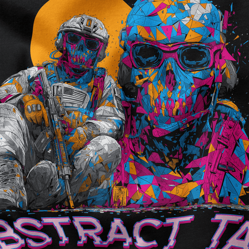 Fractured Valor Tee - Abstract Tac