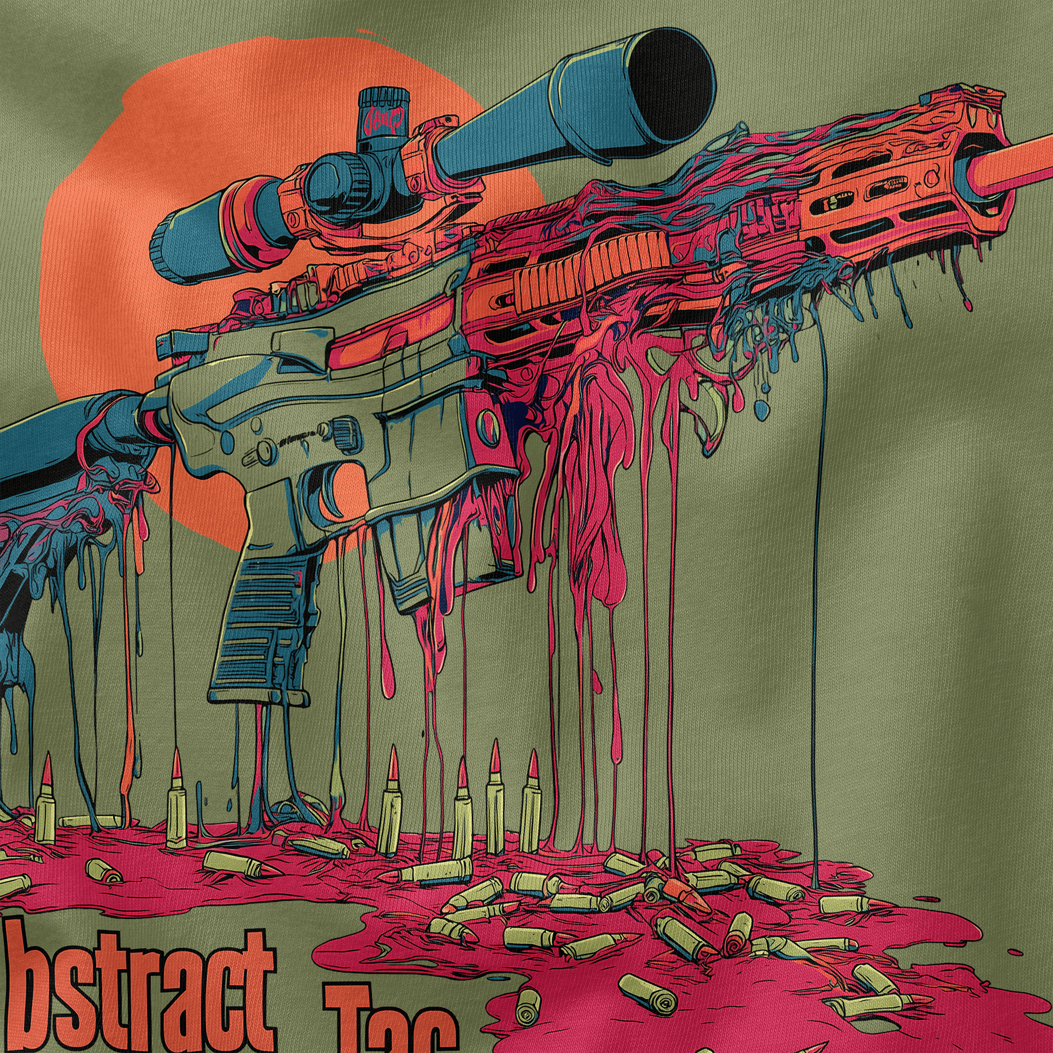 Full Melt Tee - Abstract Tac