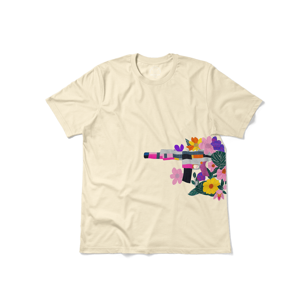 Peaking Flowers Tee - Abstract Tac