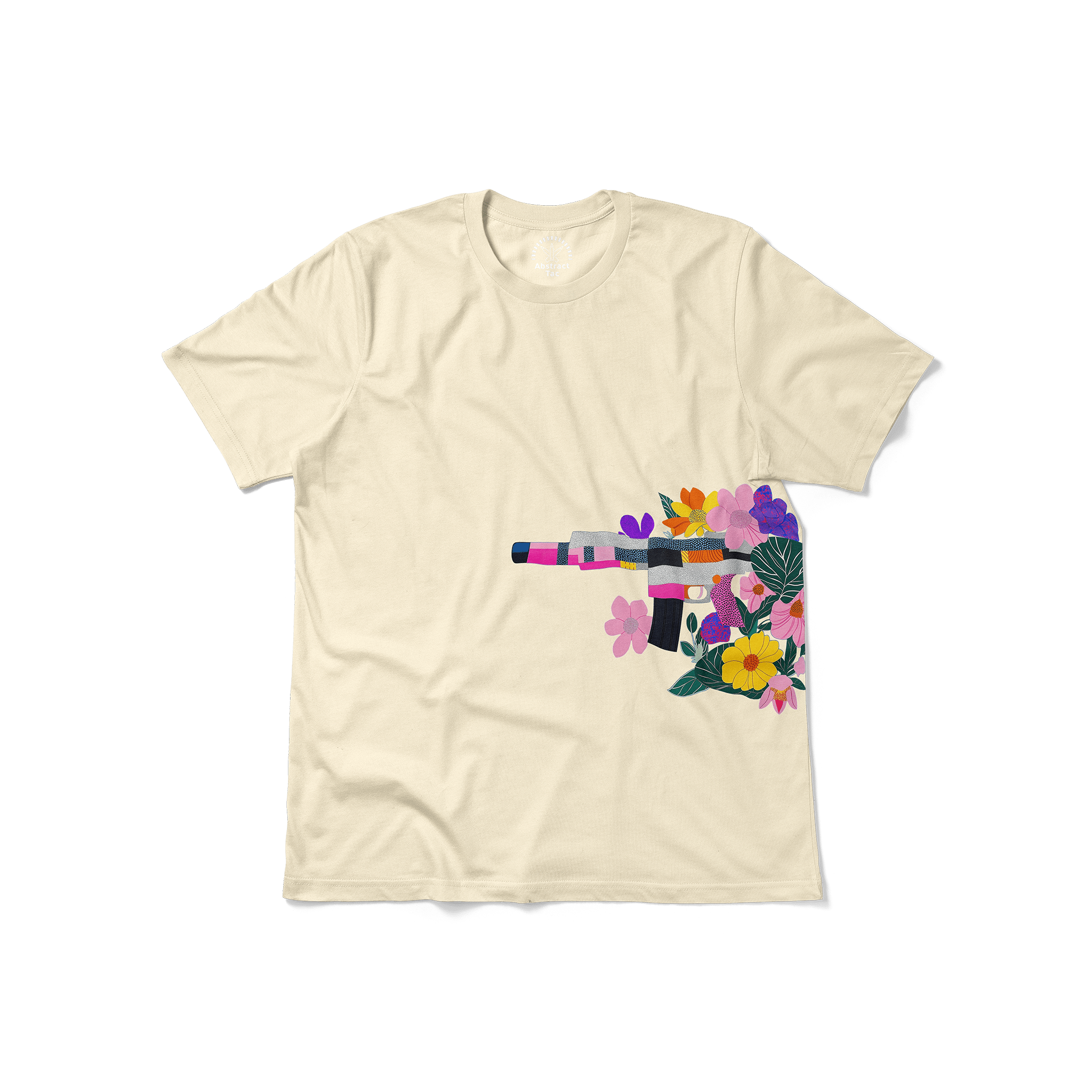 Peaking Flowers Tee - Abstract Tac