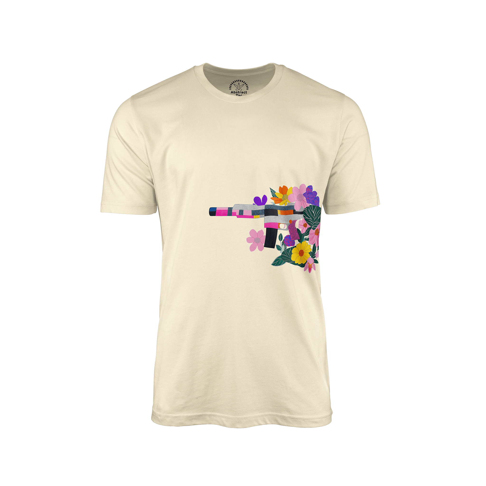 Peaking Flowers Tee - Abstract Tac