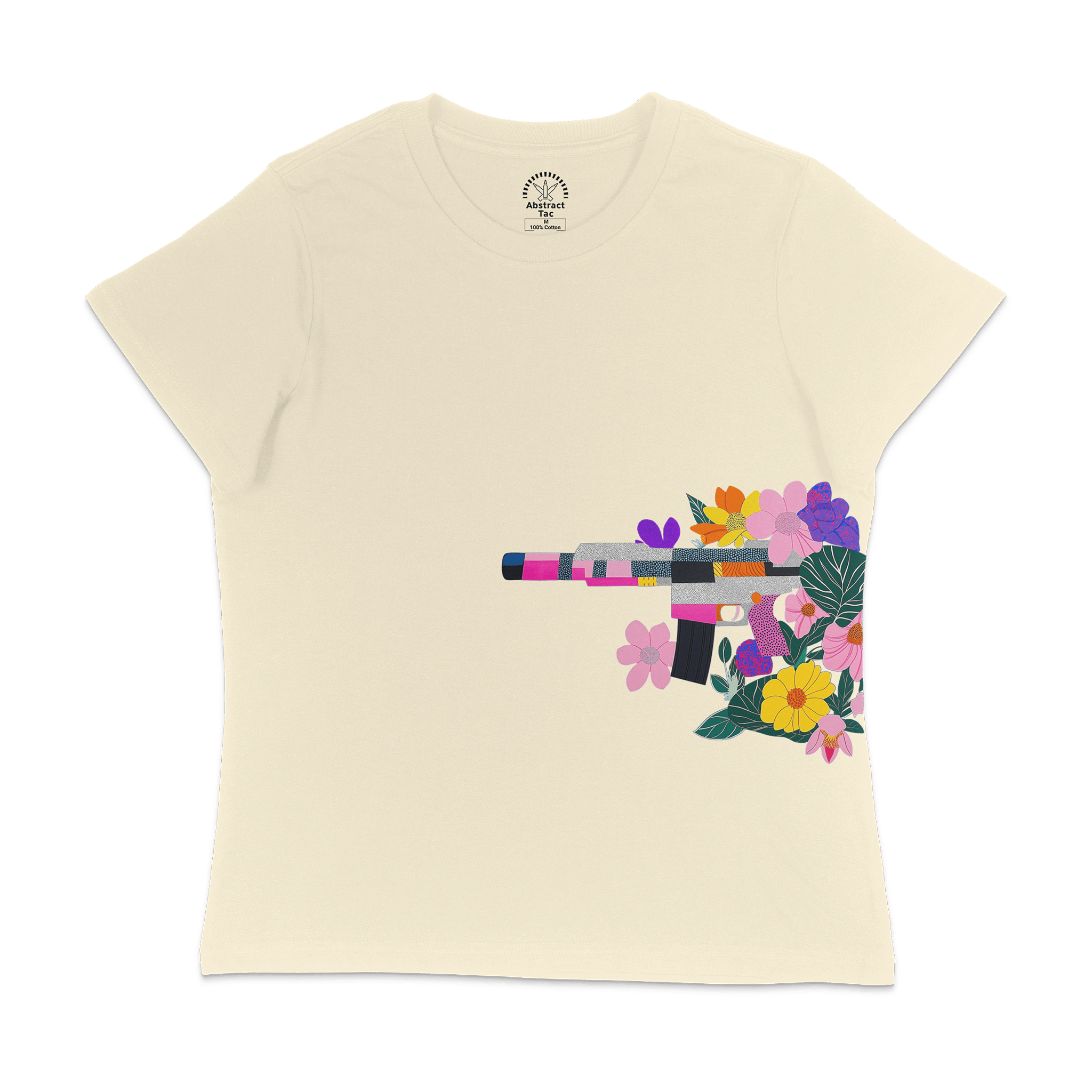 Peaking Flowers - Women's Tee - Abstract Tac