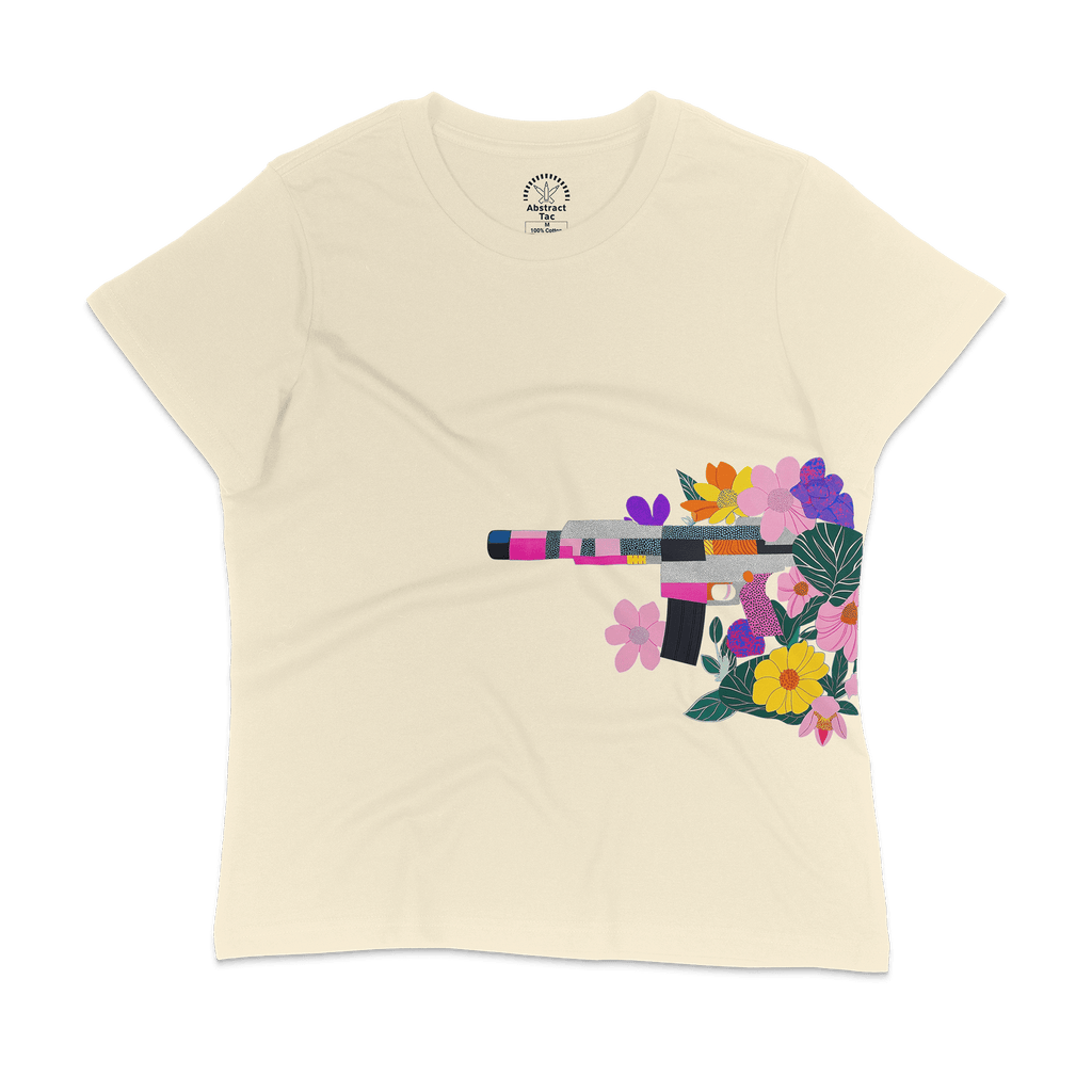 Peaking Flowers - Women's Tee - Abstract Tac