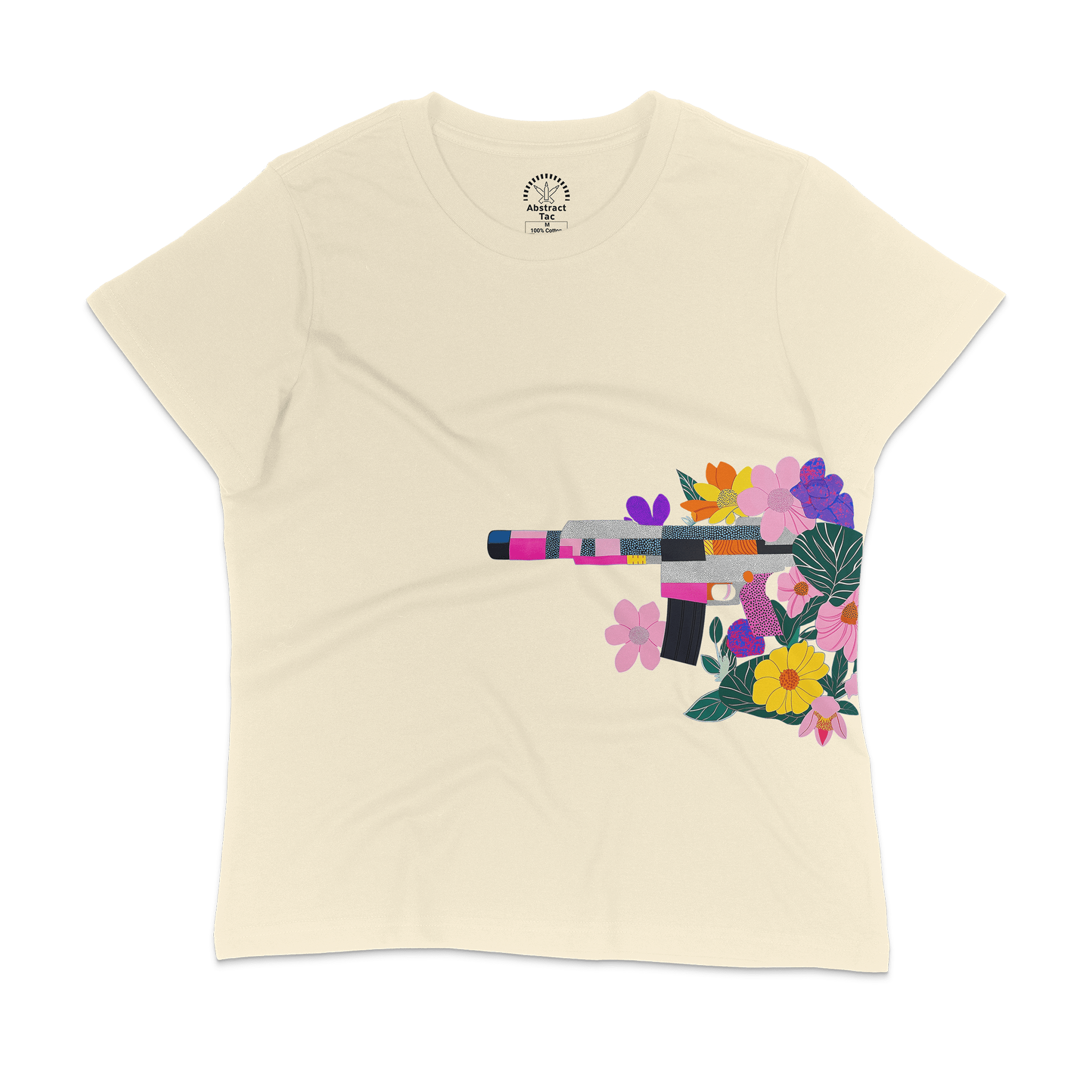 Peaking Flowers - Women's Tee - Abstract Tac