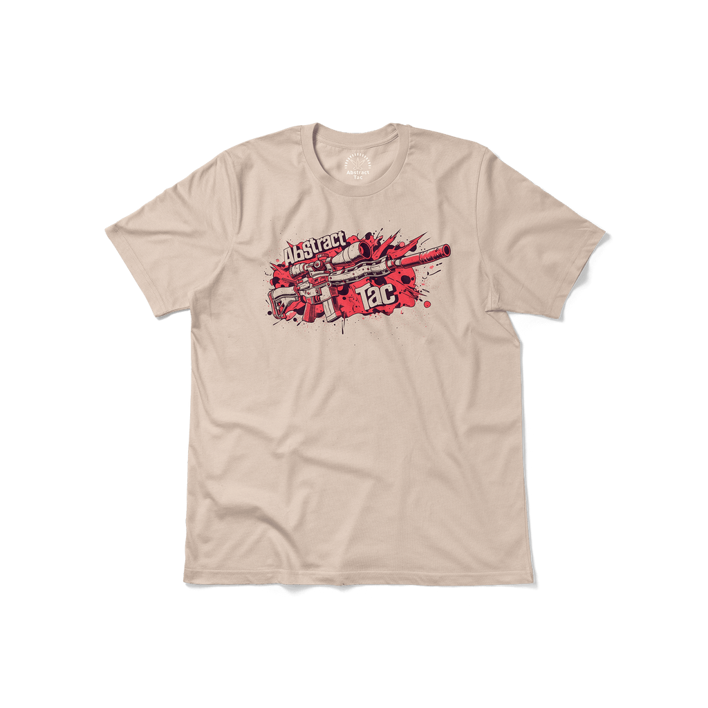 Red Shift Tee - Abstract Tac