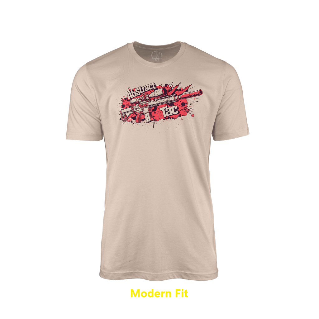 Red Shift Tee (Modern Fit | Heavy Weight) - Abstract Tac