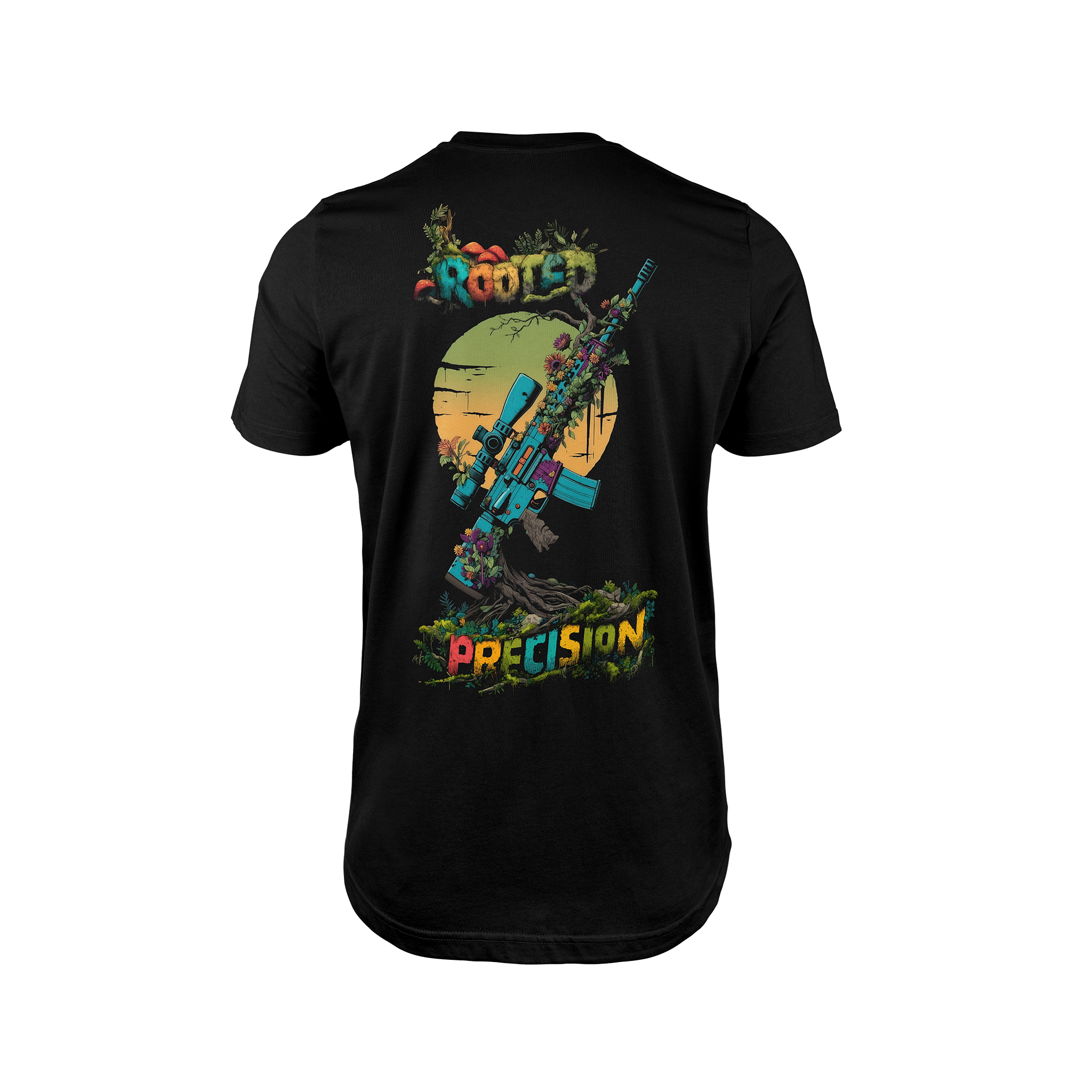 Rooted Precision Tee - Abstract Tac