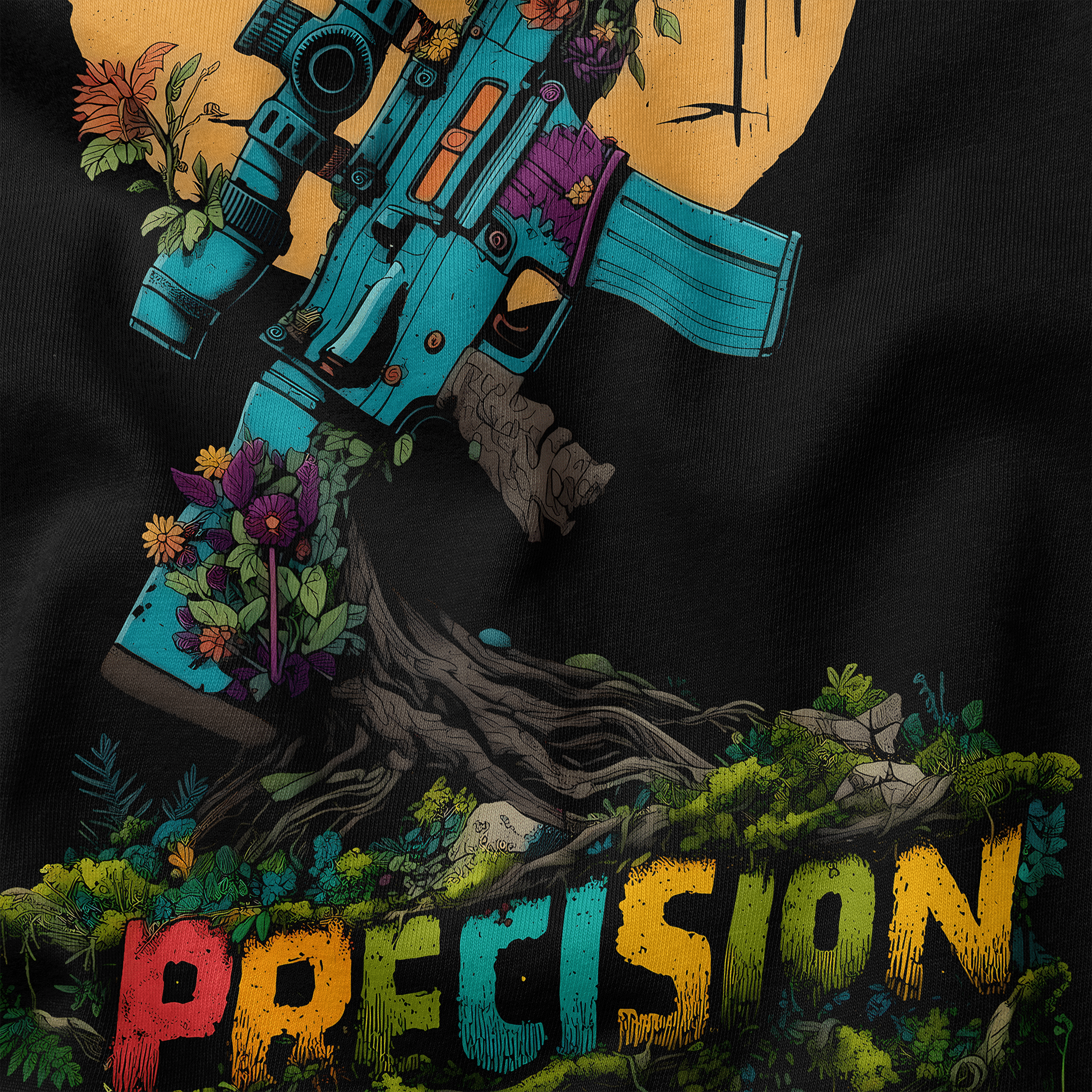 Rooted Precision Tee - Abstract Tac