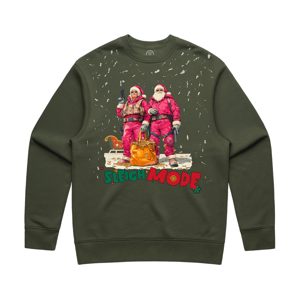 Sleigh Mode Sweatshirt - Abstract Tac