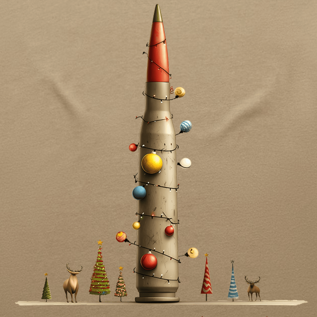 Tinsel Round Long Sleeve - Abstract Tac